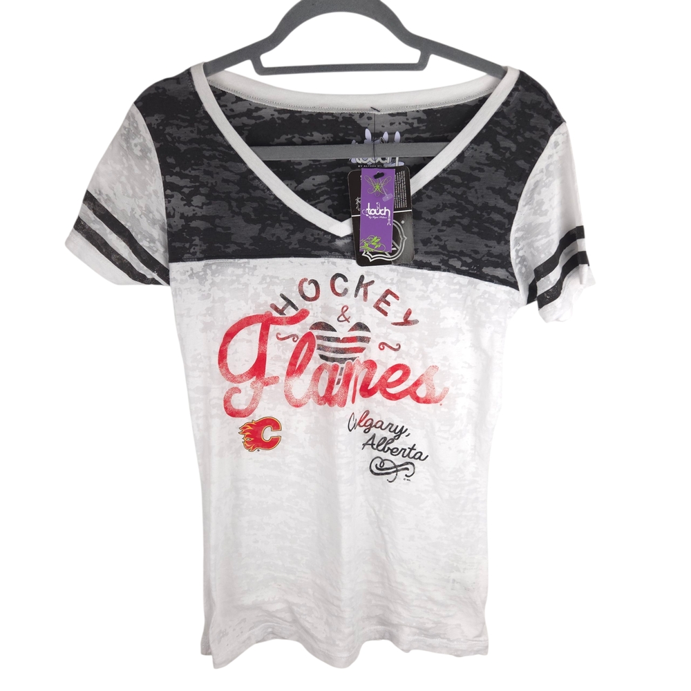 Touch Calgary Flames V-Neck Tee